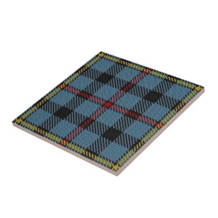 Azulejo De Cerâmica Tartan escocês das expressões de MacCrimmon do c