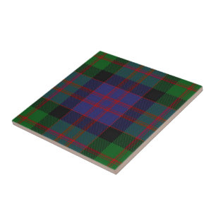 Azulejo De Cerâmica Tartan escocês das expressões de MacDonald Donal