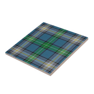 Azulejo De Cerâmica Tartan escocês das expressões de MacDowall do cl