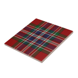 Azulejo De Cerâmica Tartan escocês das expressões de MacFarlane do c