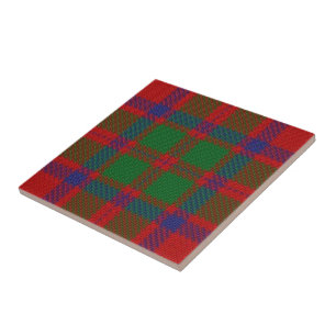 Azulejo De Cerâmica Tartan escocês das expressões de MacKintosh do c