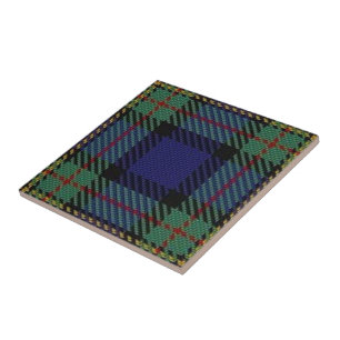 Azulejo De Cerâmica Tartan escocês das expressões de MacLaren do cl