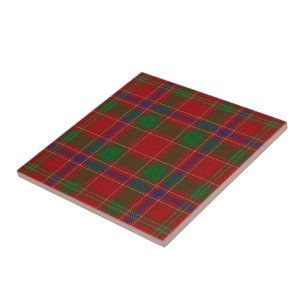 Azulejo De Cerâmica Tartan escocês das expressões de Munro do clã
