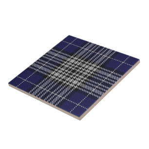 Azulejo De Cerâmica Tartan escocês das expressões de Napier do clã