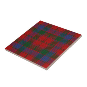 Azulejo De Cerâmica Tartan escocês das expressões de Robertson do cl