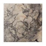 Azulejo De Cerâmica Tatuagem Floral I<br><div class="desc">Floral</div>