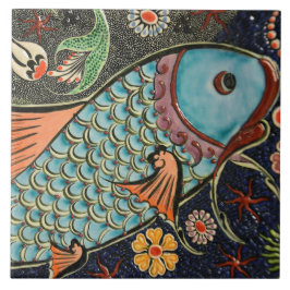 Azulejo De Cerâmica TC22-16 do peixe