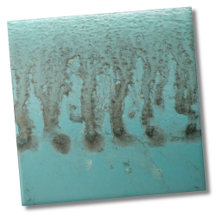 Teal Aqua Blue Chique Industrial