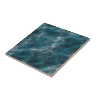 Azulejo De Cerâmica Teal Marble