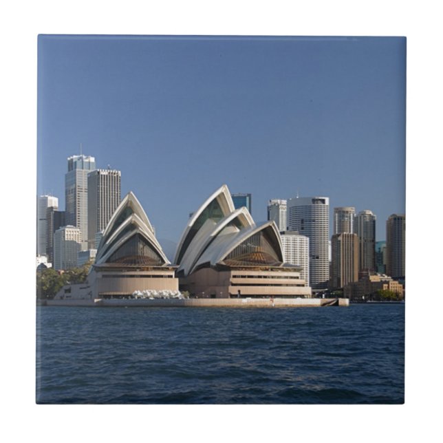Azulejo De Cerâmica Teatro da ópera de Sydney (Frente)
