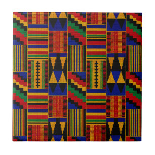 Azulejo De Cerâmica Tecido Kente Estilo Africano