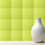 Azulejo De Cerâmica Tecla de cor sólida limão verde<br><div class="desc">design verde-limão amarelo-chave.</div>