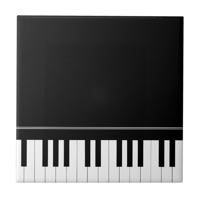 Azulejo De Cerâmica Teclado Piano (Frente)