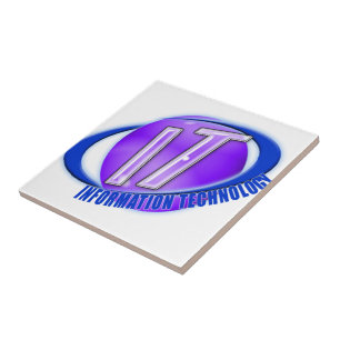 AZULEJO DE CERÂMICA TECNOLOGIA DE INFORMAÇÃO DO LOGOTIPO DE TI ORB/SWO