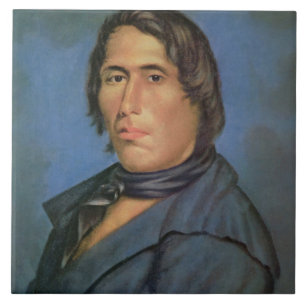 Azulejo De Cerâmica Tecumseh (1768-1813) (óleo em canvas)