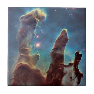Azulejo De Cerâmica Telescópio Hubble da NASA Foto Pilares da Criação
