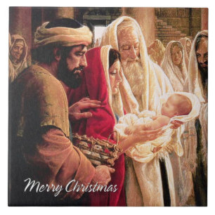 Azulejo De Cerâmica Telha do Feliz Natal A1