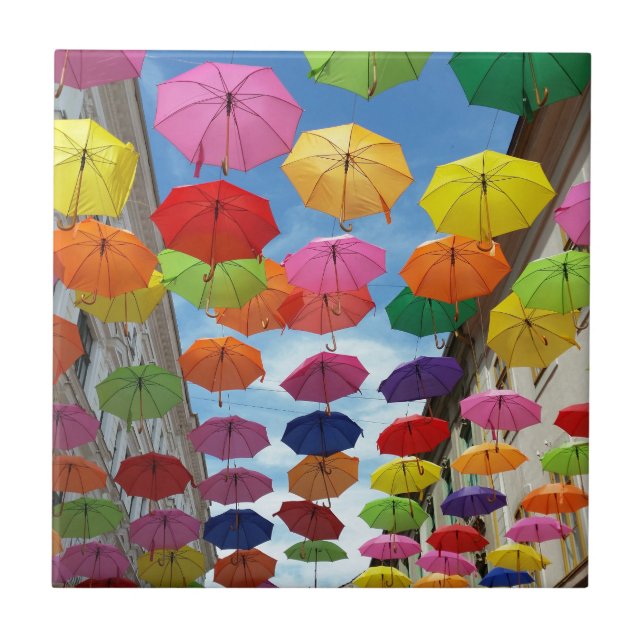 Azulejo De Cerâmica Telhado de guarda-chuvas (Frente)