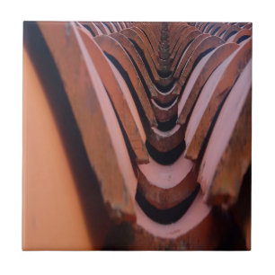 Azulejo De Cerâmica Telhado Russo com Perspectiva Única