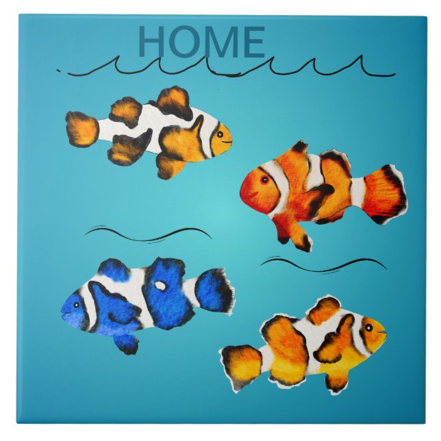 Azulejo De Cerâmica Tema náutico (Frente)