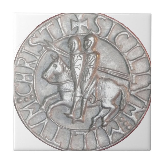 AZULEJO DE CERÂMICA  TEMPLAR KNIGHTS O EMBLEMA (Frente)