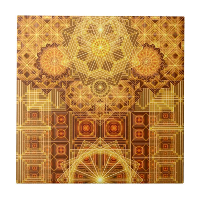 Azulejo De Cerâmica Templo do Sun (Frente)