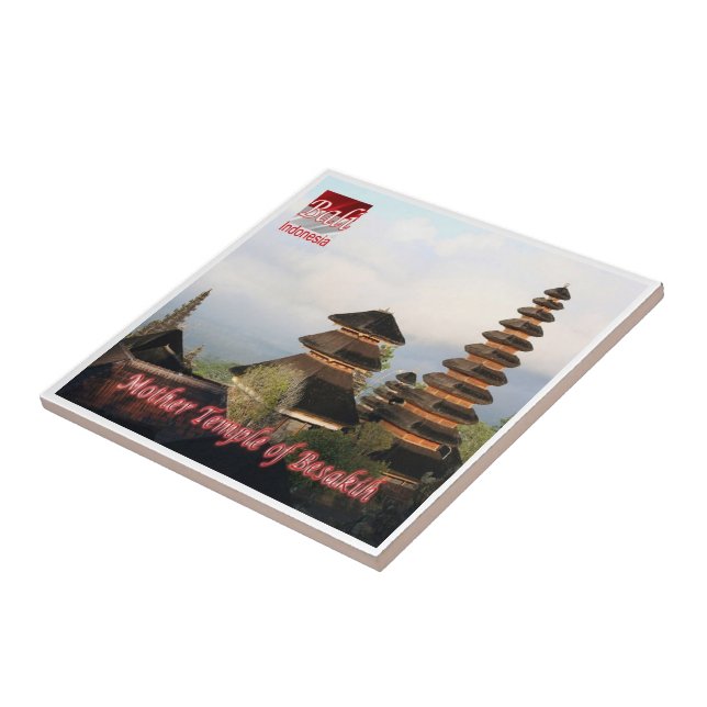 Azulejo De Cerâmica Templo Mãe z018 de BESAKIH, BALI, (Lateral)