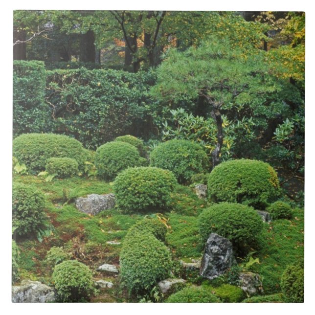 Azulejo De Cerâmica Templo Sanzen-in, Ohara, Quioto, Japão 3 (Frente)