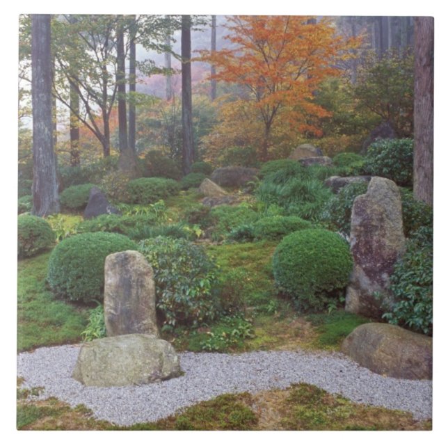 Azulejo De Cerâmica Templo Sanzen-in, Ohara, Quioto, Japão 4 (Frente)