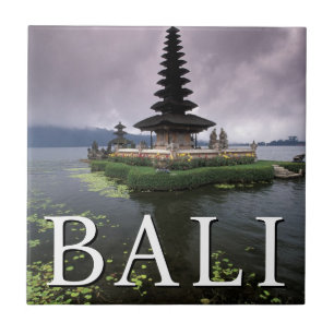 Azulejo De Cerâmica Templo Ulun Danu   Bali, Indonésia