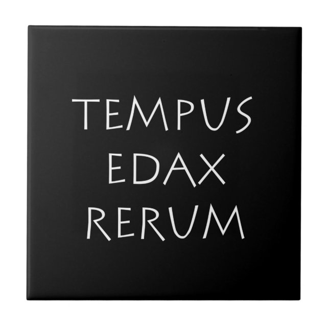 Azulejo De Cerâmica Tempus edax rerum (Frente)