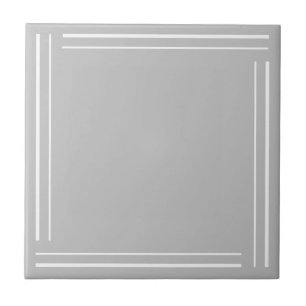 Azulejo De Cerâmica Tendy Geométrica Minimalist Cinza White