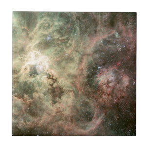 Azulejo De Cerâmica Tentáculos da nebulosa do Tarantula