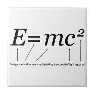 Azulejo De Cerâmica Teoria de E=MC2 Einstein de relatividade