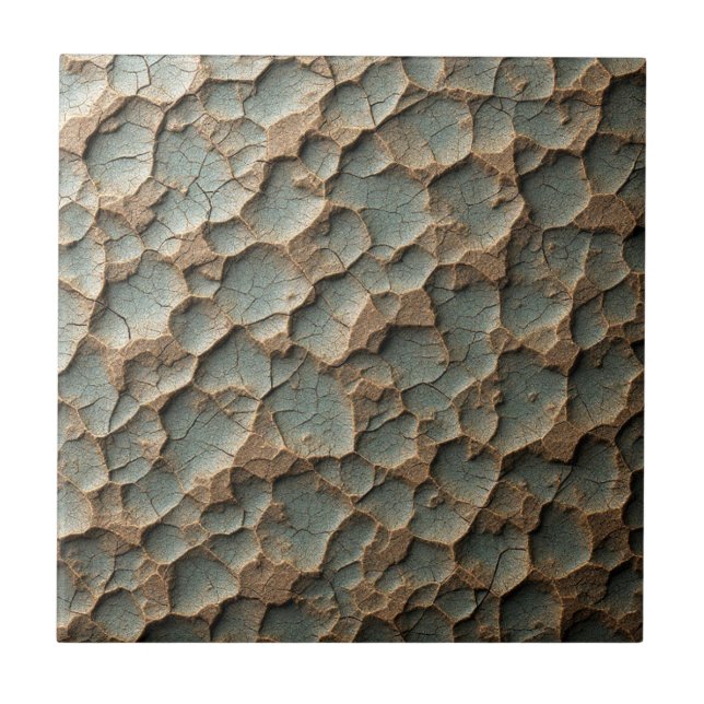 Azulejo De Cerâmica Terra Crest Mosaic (Frente)