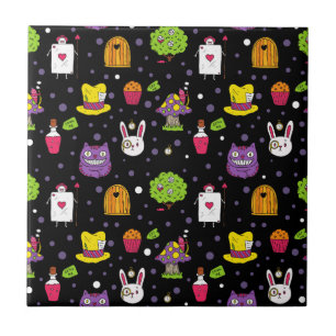 Azulejo De Cerâmica terra natalina negra