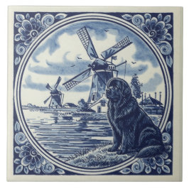 Azulejo De Cerâmica Terra Nova na Moinho de Vento Holandês