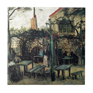 Azulejo De Cerâmica Terraço de um Café em Montmartre La Guinguette