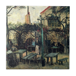 Azulejo De Cerâmica Terraço de um Café, Montmartre por Vincent van Gog