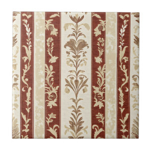 Azulejo De Cerâmica Terracotta Francês País Toile Floral Listra