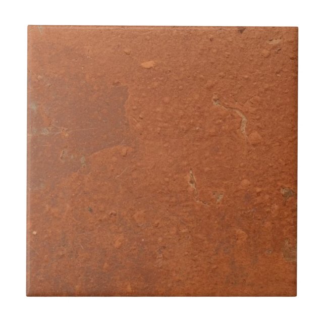 Azulejo De Cerâmica Terracotta red simple rustic  (Frente)