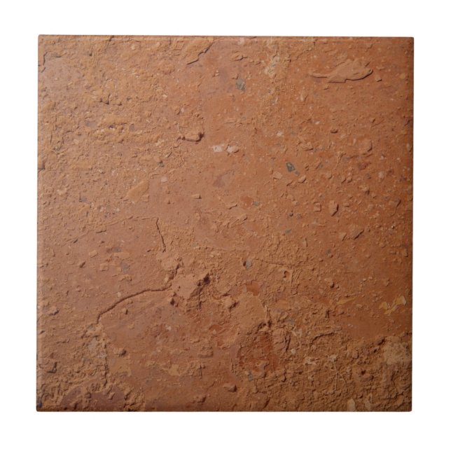 Azulejo De Cerâmica Terracotta red simple rustic  (Frente)