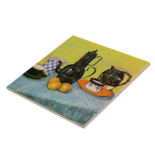 Azulejo De Cerâmica Terrenos do Enamel Azul no Parque Terrestre Van Go