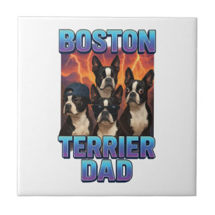 Azulejo De Cerâmica Terrier de Boston