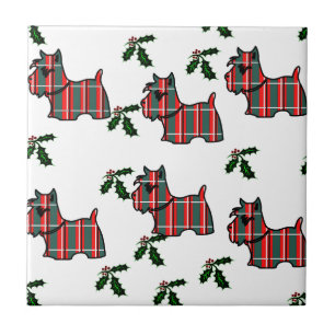 AZULEJO DE CERÂMICA  TERRIER ESCOCÊS