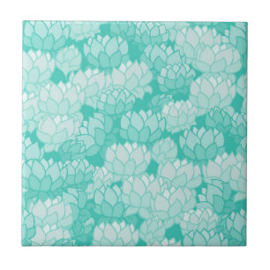 Azulejo De Cerâmica Teste padrão 2 de Lotus