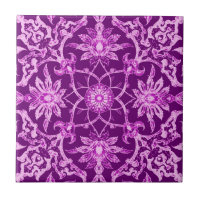 Teste padrão chinês de Nouveau da arte - roxo