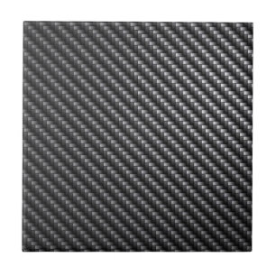 Azulejo De Cerâmica Teste padrão da fibra do carbono
