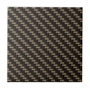 Azulejo De Cerâmica Teste padrão da fibra do carbono (falso)