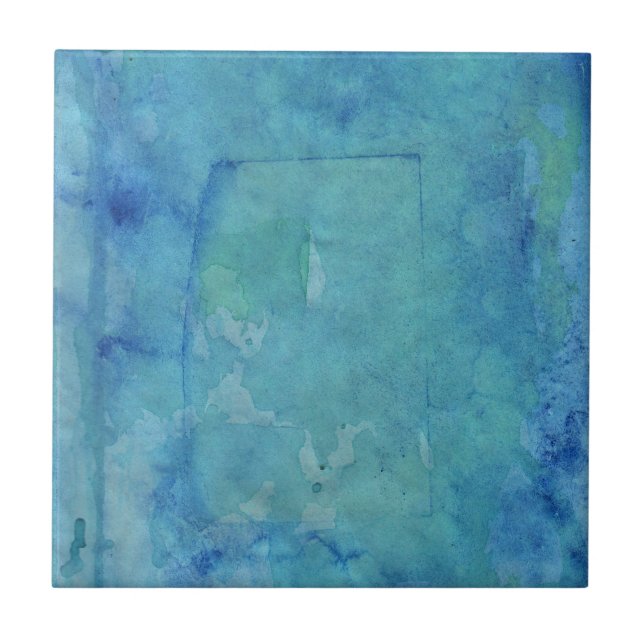 Azulejo De Cerâmica Teste padrão da piscina (Frente)
